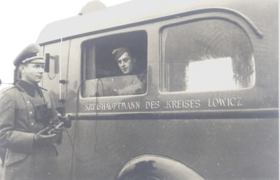 Wehrmacht Propaganda Bus in Polen 1940, Detailbild